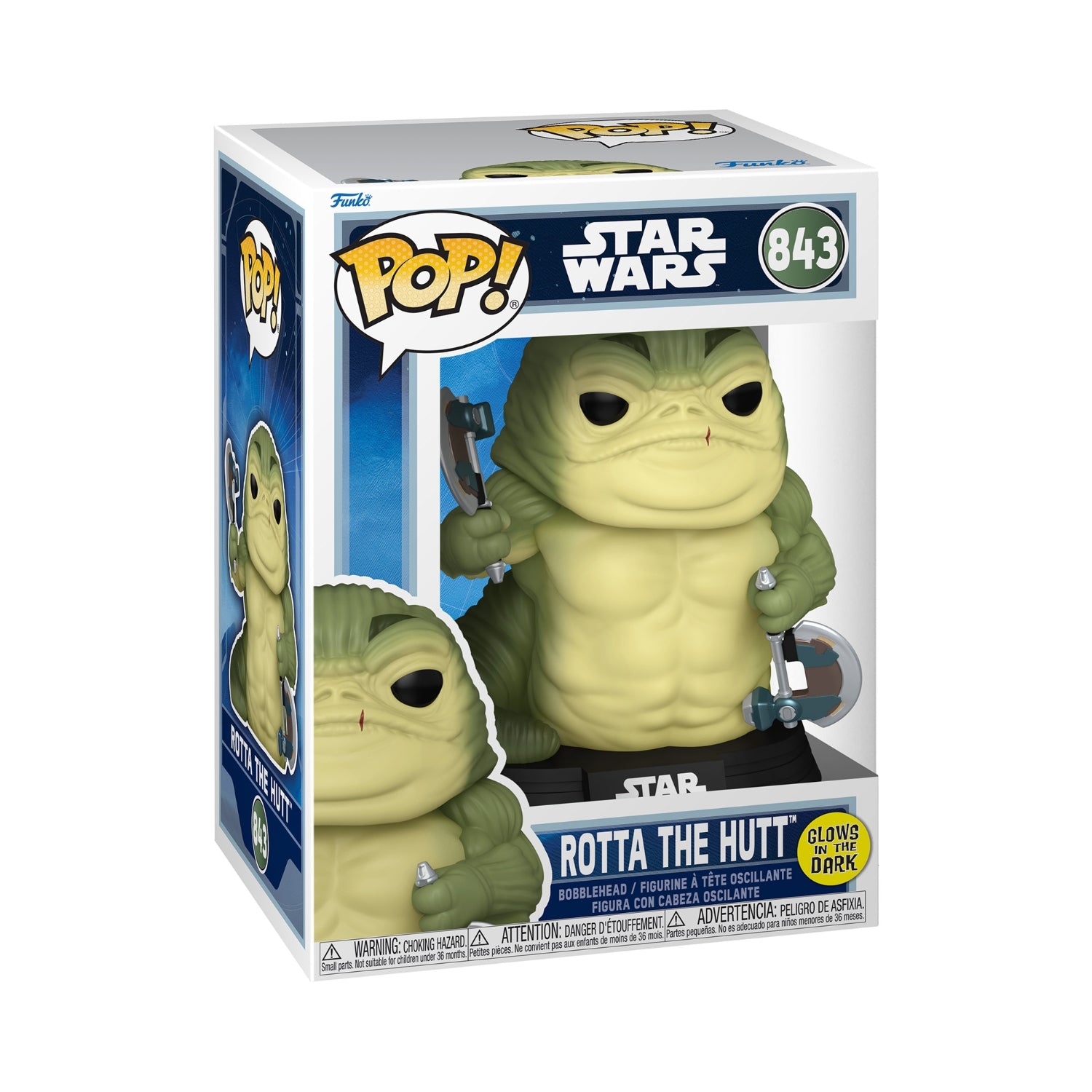 Funko Pop!: Star Wars - Rotta The Hutt(Glows In The Dark) (FN-POP-0009