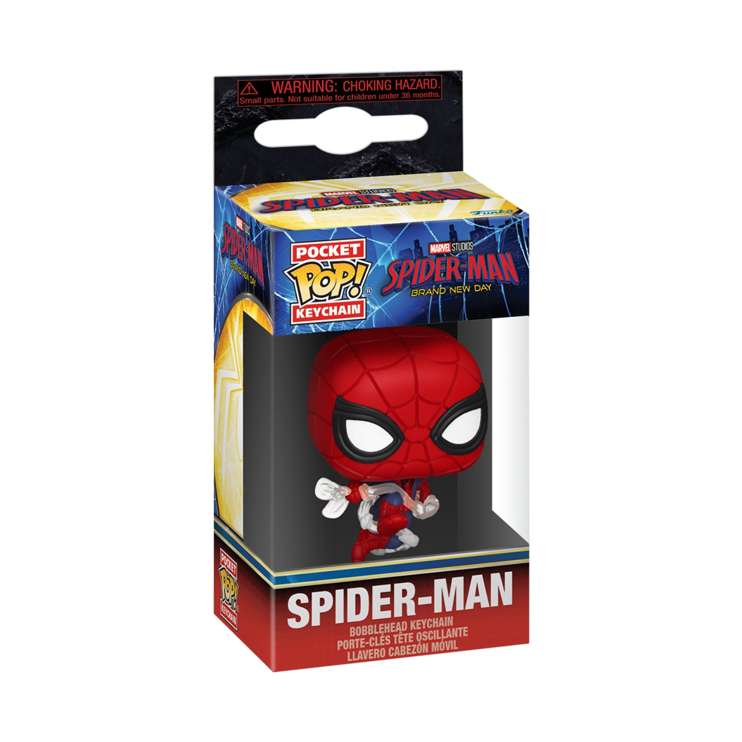 Funko Pop! Pocket Keychain Marvel Studios: Spider-Man Brand New Day -