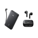 Anker Zolo Power Bank 10000mAh 22.5W With Built-In USB-C Cable & soundcore K20i True Wireless Earbud Bundle (ANK-BUN-PBNKK20)