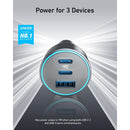 Anker 335 3 Port Car Charger 67W - Black (A2736H11)