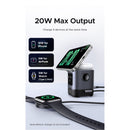 UGREEN Uno 2-in-1 Magnetic Wireless Charger Stand Qi2 15W - Grey (UG-W709-45775)