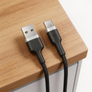 BIOND USB To Type-C Nylon Cable 1 Metre - Black (BGG-NY-TC)