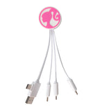 Barbie 5-In1 Cable - White (5IN1-B-WHT)