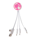 Barbie 5-In1 Cable - White (5IN1-B-WHT)
