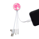 Barbie 5-In1 Cable - White (5IN1-B-WHT)