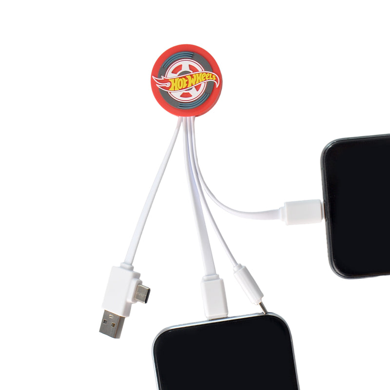 Hot Wheels 5-In1 Cable - White (5IN1-H-WHT)