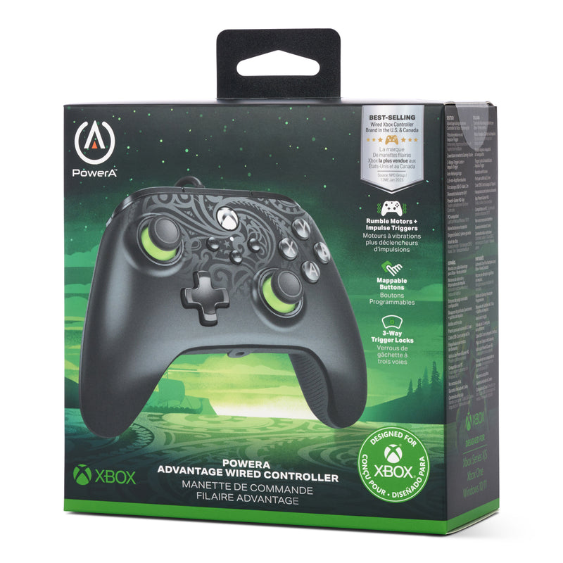 PowerA Xbox Advantage Wired Gaming Controller - Celestial Green (PWA-XBGP0190-01)