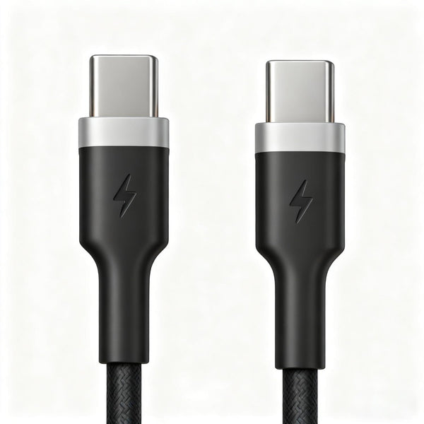 BIOND Type-C To Type-C Nylon Cable 60W 1 Metre - Black (BGG-NY-CTC)