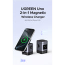 UGREEN Uno 2-in-1 Magnetic Wireless Charger Stand Qi2 15W - Grey (UG-W709-45775)