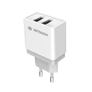 INTOUCH Dual USB-A Wall Charger 3.4A - White (IT-TCU3032-WH)