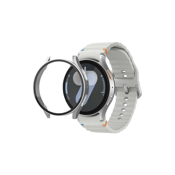 Samsung Case With Screenguard - Samsung Galaxy Watch7 44mm - Silver (SAM-GP-FPL305R)