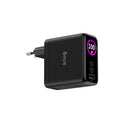 Snug Elite 3 Port Digital Display Wall Charger With Cable 100W - Black (SNPW-PD-135-B)