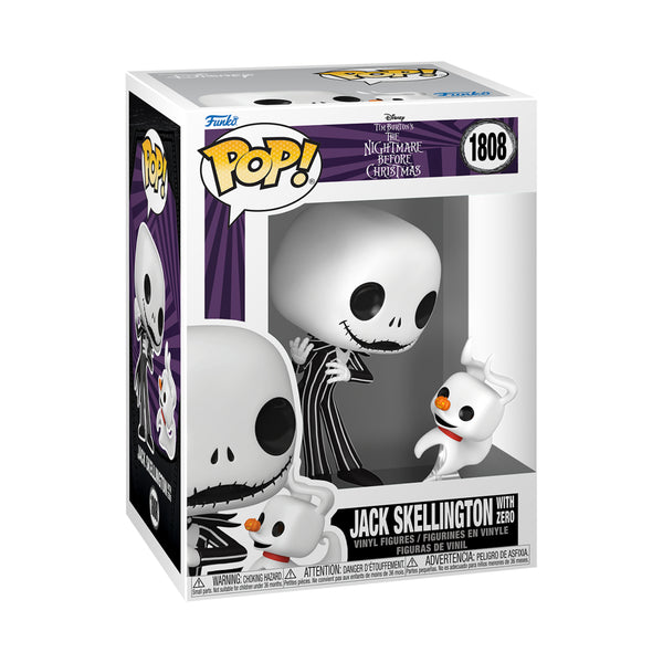 Funko Pop! Pop & Buddy: Tim Burtons The Nightmare Before Christmas - Jack Skellington with Zero (FN-POP-00093240)