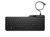 HP 400 Backlit Wired Keyboard English Black