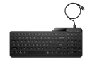 HP 400 Backlit Wired Keyboard English Black