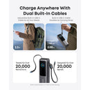 Anker Laptop Power Bank With Retractable Cables 20000mAh 165W - Dark Grey (A1695H11)