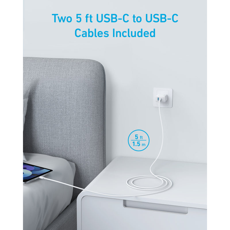 Anker 312 Fast Charger 20W - White (A2348)