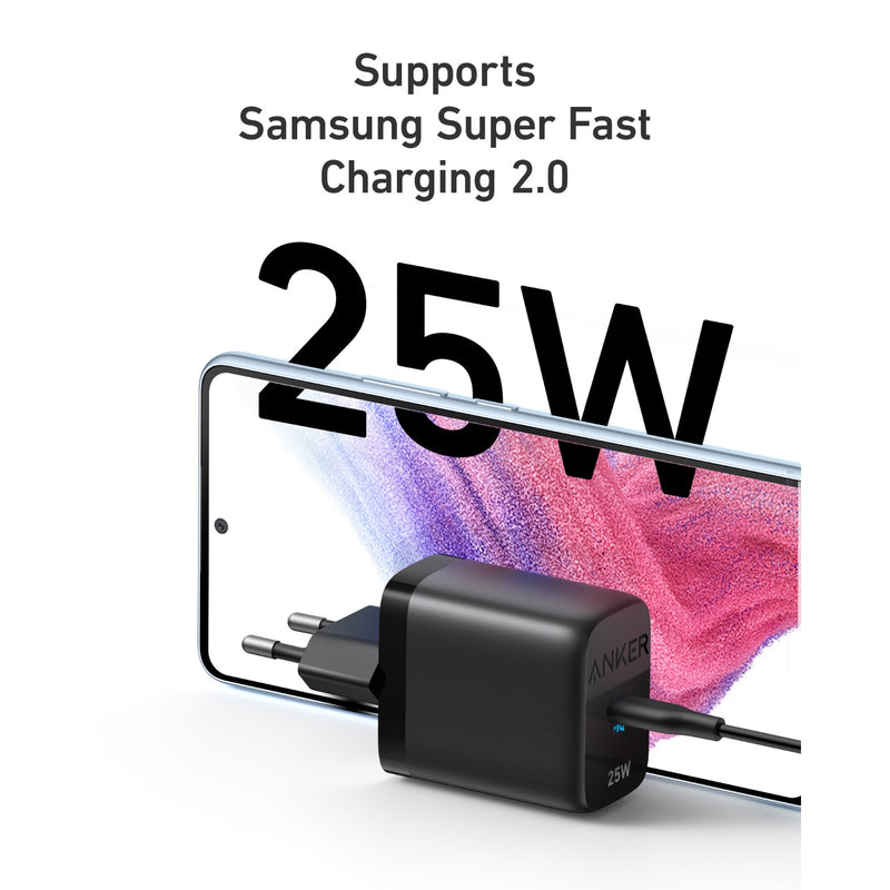 Anker 312 Fast Charger 25W - Black (A2642G11)