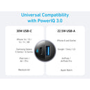 Anker 323 Car Charger 52.5W - Black (A2735H11)