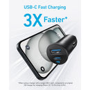 Anker 30W Car Charger (2 Ports) - Black (A2741H11)