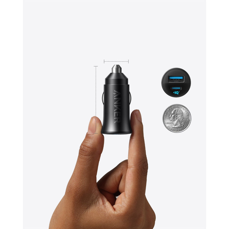 Anker 30W Car Charger (2 Ports) - Black (A2741H11)