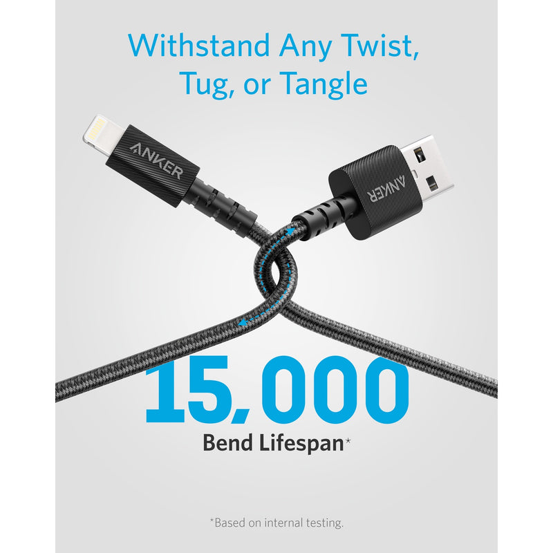 Anker PowerLine Select+MFI Connector Cable 0.9m - Black (A8013H12)