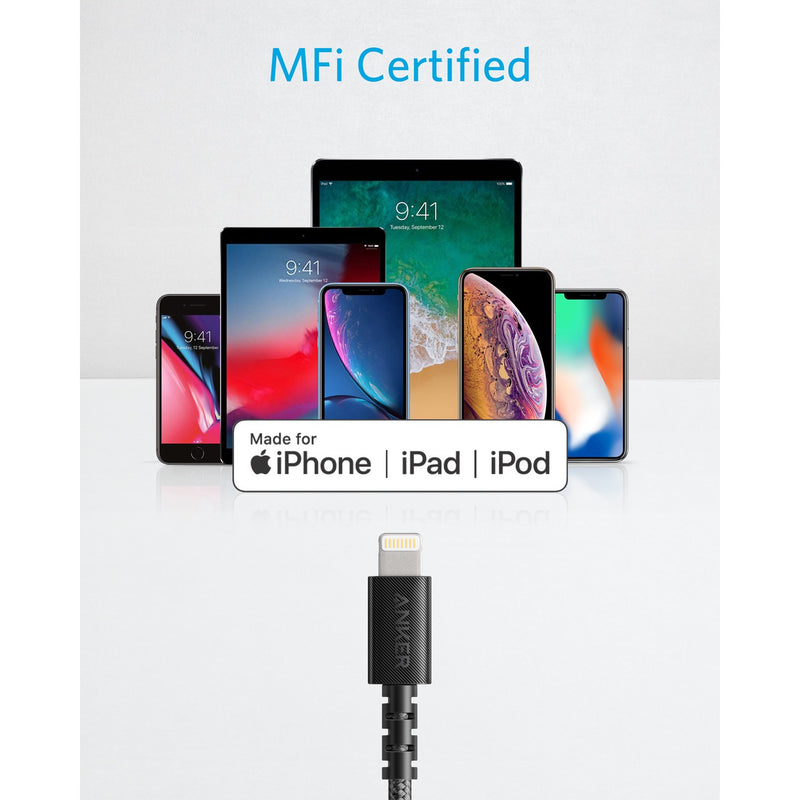 Anker PowerLine Select+MFI Connector Cable 0.9m - Black (A8013H12)