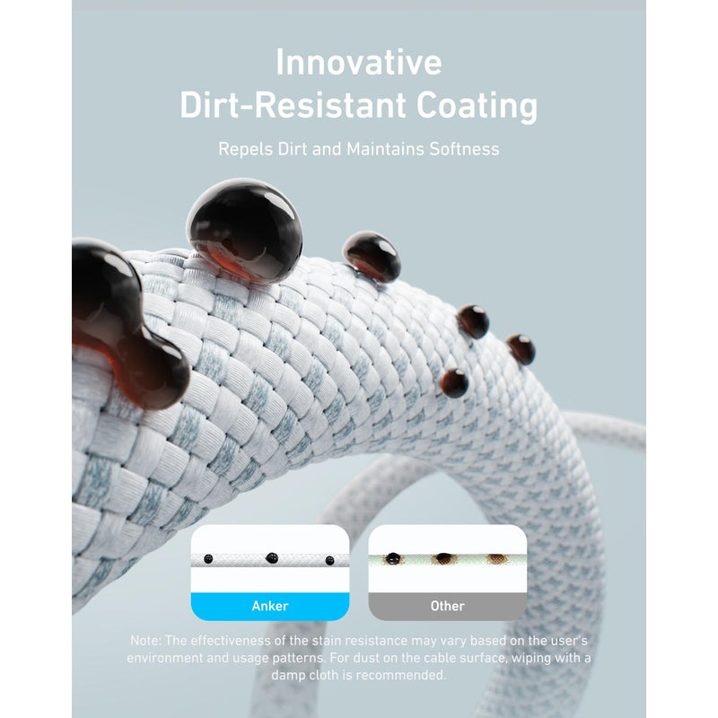 Anker USB C-USB C 1 Metre Fast Charging 240W Braided Cable - Black (A8060H11)