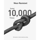 Anker 544 Bio-Based USB C-USB C Cable Fast Charging 140W 0.9M Cable - Black (A80F5H11)