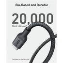 Anker 544 Bio-Based USB C-USB C Cable Fast Charging 140W 0.9M Cable - Black (A80F5H11)
