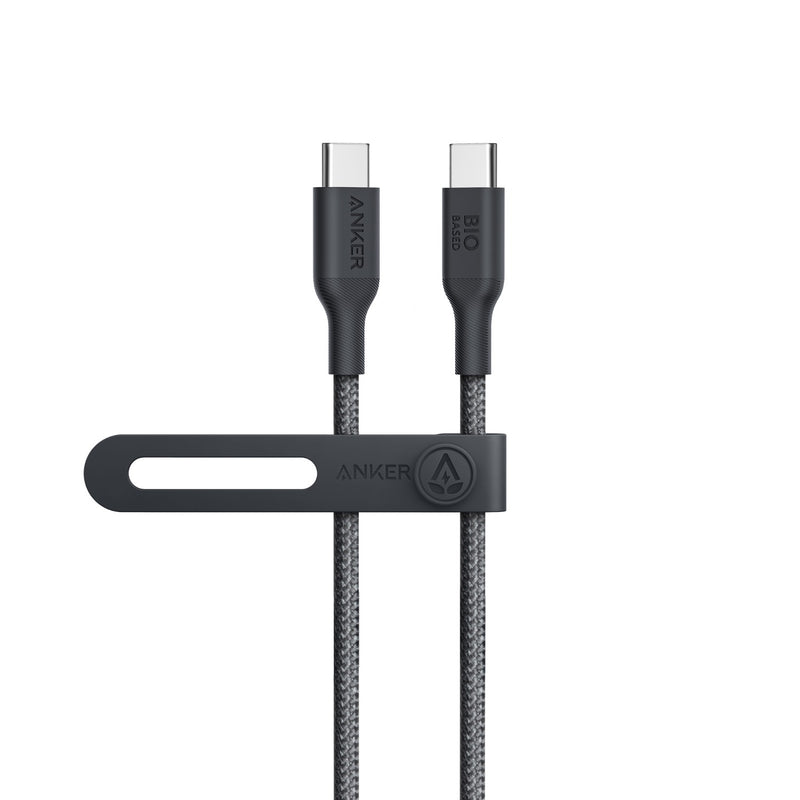 Anker 544 Bio-Based USB C-USB C Cable Fast Charging 140W 0.9M Cable - Black (A80F5H11)