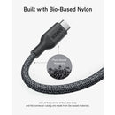 Anker 544 Bio-Based USB C-USB C Cable Fast Charging 140W 0.9M Cable - Black (A80F5H11)
