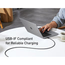 Anker 544 Bio-Based USB C-USB C Cable Fast Charging 140W 0.9M Cable - Black (A80F5H11)