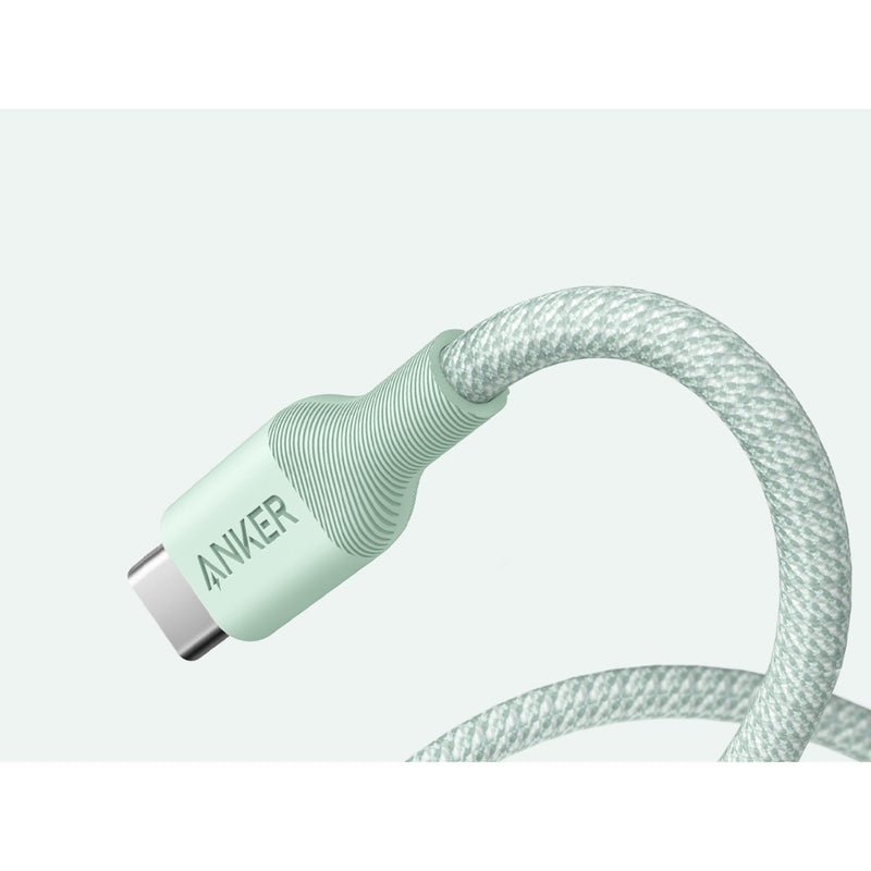 Anker 544 Bio-Based USB C-USB C Cable Fast Charging 140W 0.9M Cable - Green (A80F5H61)