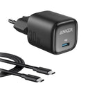 Anker Zolo 30W Compact USB C Charger With Cable - Black (B2698L11)