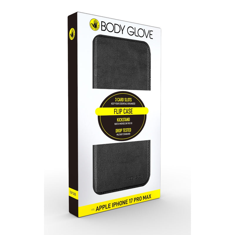 Body Glove Flip Series - Apple iPhone 17 Pro Max - Black (BGFLP-IPH17PM-B)