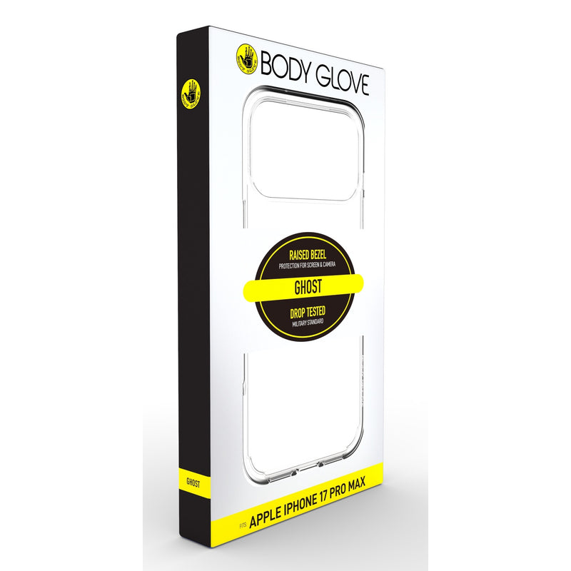 Body Glove Ghost Case - Apple iPhone 17 Pro Max - Clear (BGGHO-IPH17PM)