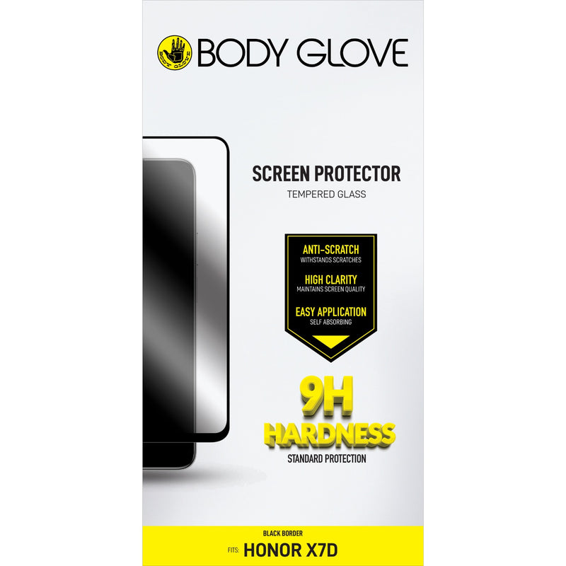 Body Glove Tempered Glass Screen Protector - HONOR X7d - Black Border (BGSGFGTG-HNX7D)