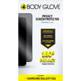 Body Glove Privacy Tempered Glass Screen Protector - Samsung Galaxy S26 - Black Border (BGSGPTG-GXS26)