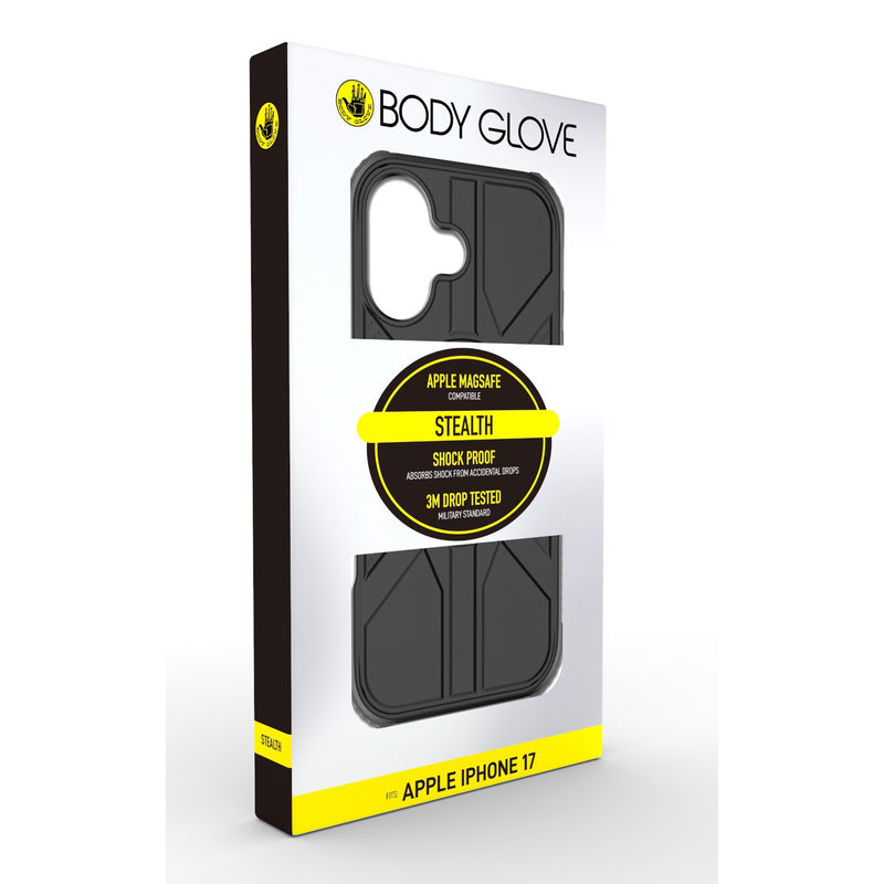 Body Glove Stealth Magnetic Case - Apple iPhone 17 - Black (BGSTM-IP17-BK)