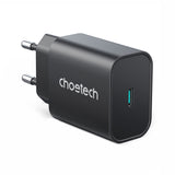 Choetech 1 Port Type C PD Wall Charger - 25W - Black (CHO-PD6003-BK)