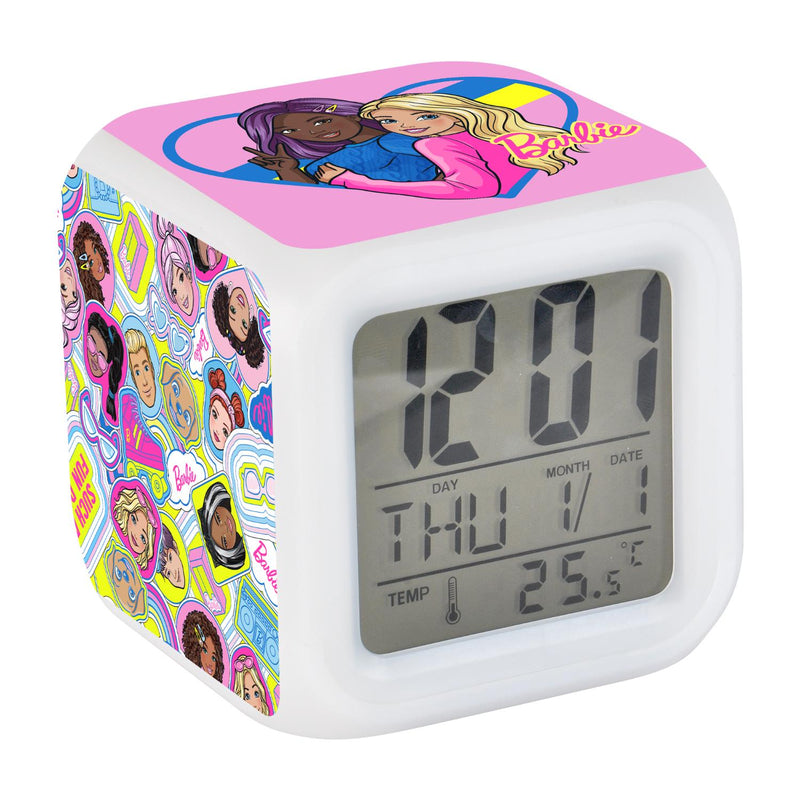 Barbie Digital Clock - Pink (DC01-B-WHT)