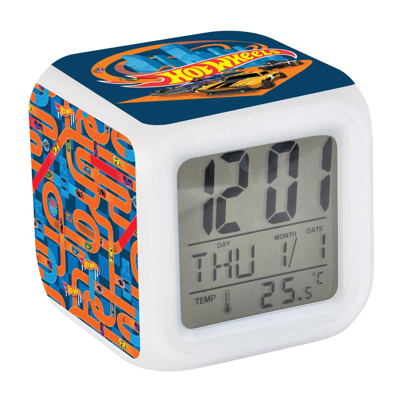 Hot Wheels Digital Clock - Blue (DC01-H-WHT)