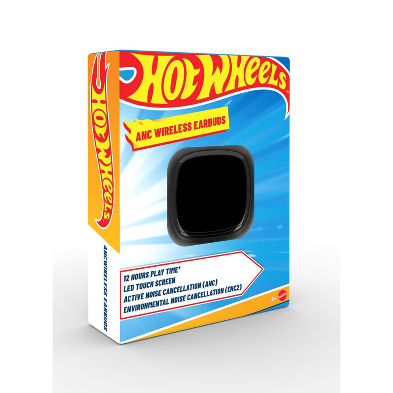 Mattel Hot Wheels ANC Wireless Earbuds - Black (EB12-H-V1)