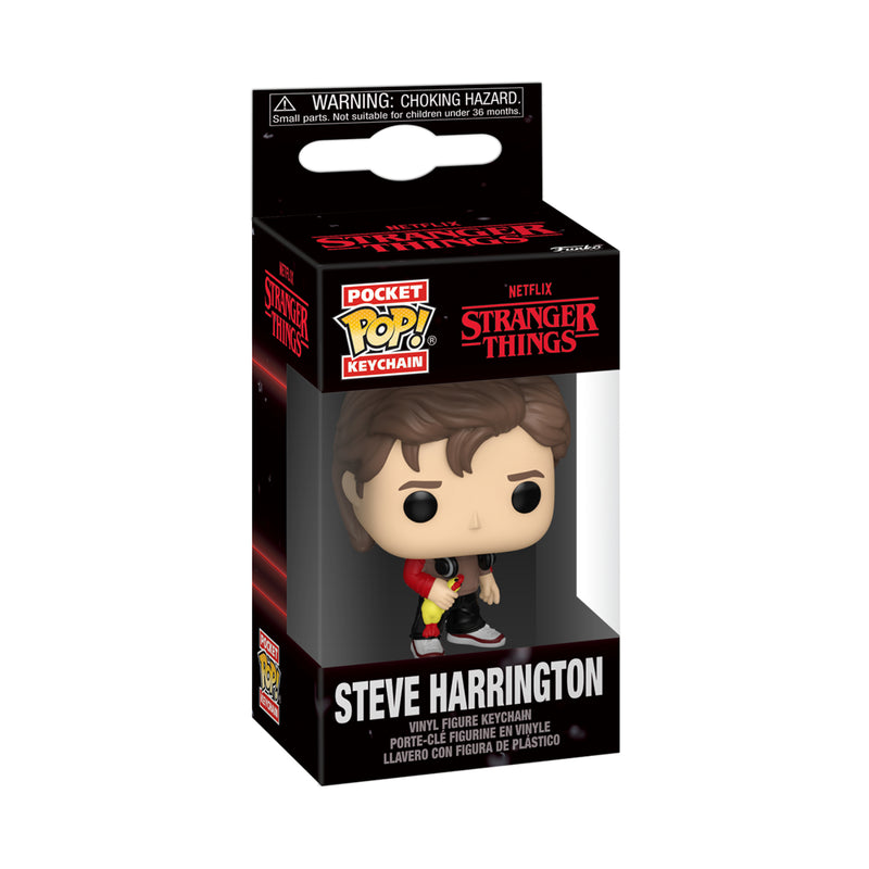 Funko Pop! Pocket Keychain: Netflix Stranger Things  - Steve Harrington (FN-KEY-00086616)