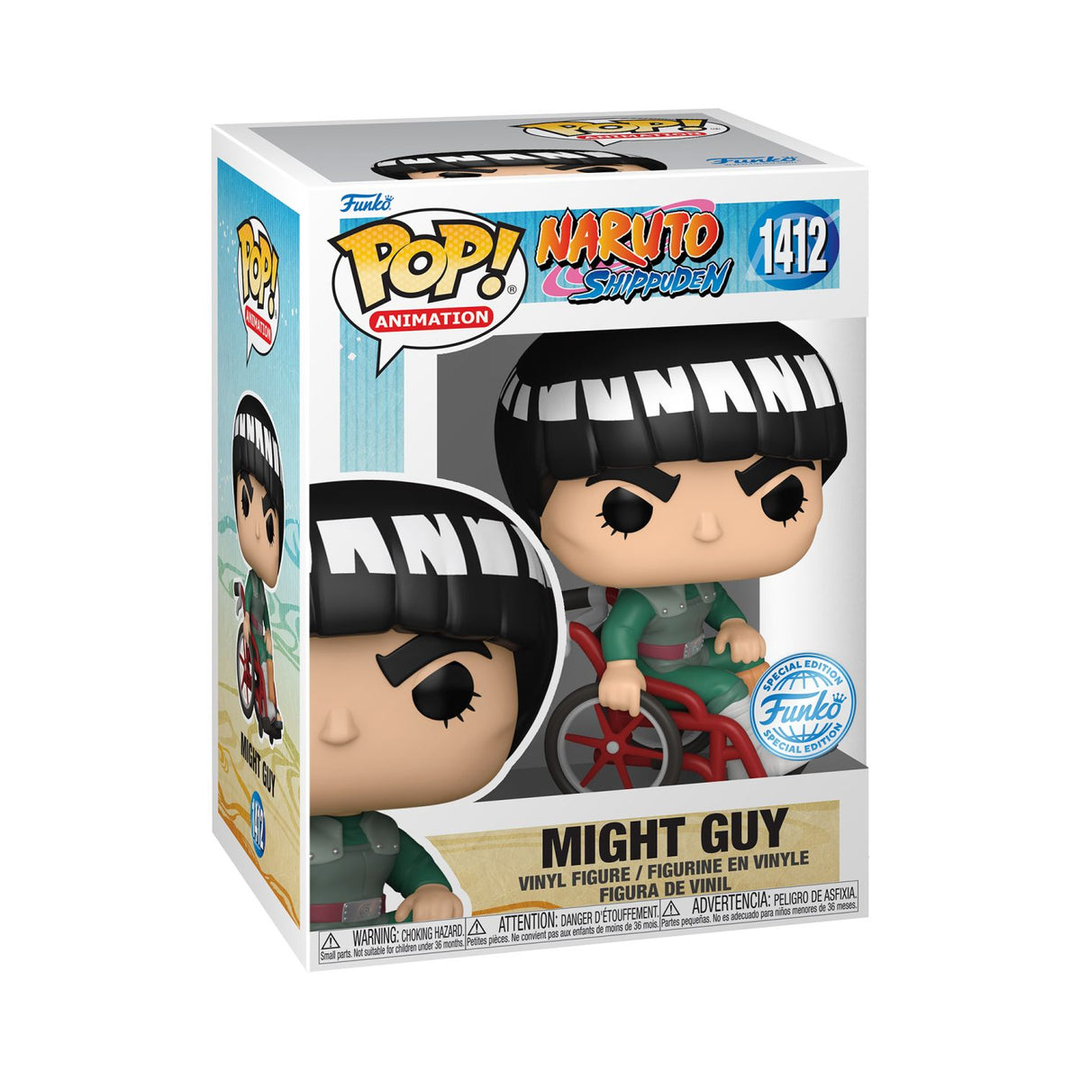 Funko Pop! Animation: Naruto Shippuden - Might Guy In Wheelchair(Speci