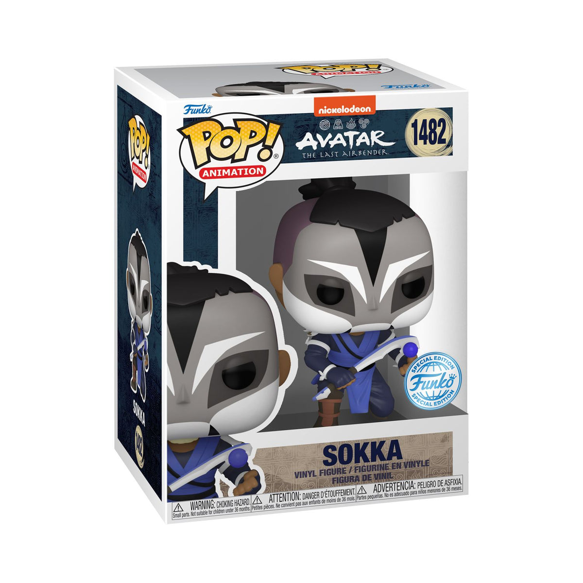 Funko Pop! Animation: Avatar The Last Airbender - Sokka With Warrior M