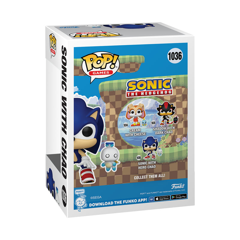 Funko Pop! & Buddy Games: Sonic The Hedgehog - Sonic With Chao (FN-POP-00080309)