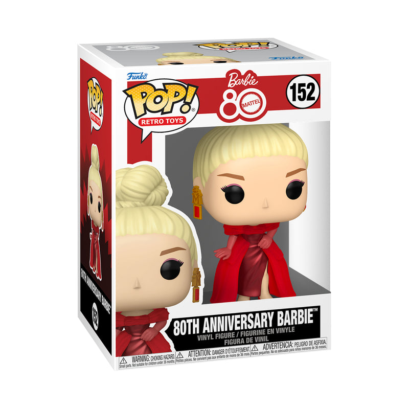 Funko Pop! Retro Toys: Mattel Barbie - 80th Anniversary Barbie (FN-POP-00083812)
