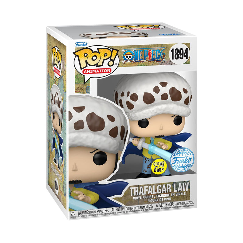 Funko Pop! Animation: One Piece - Trafalgar Law (Glow In The Dark)(Special Edition) (FN-POP-00084975)